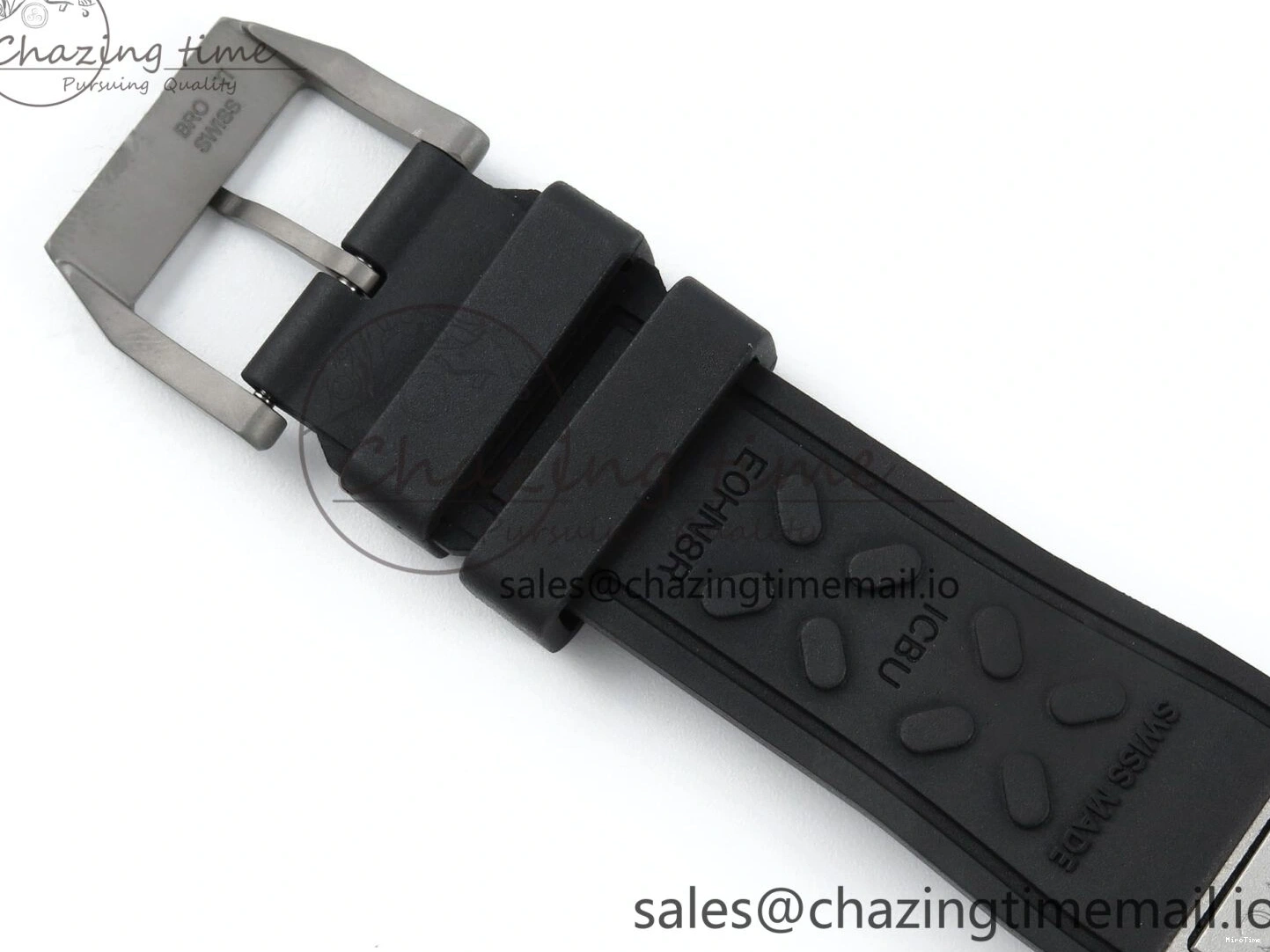 MIROTIME 0317 Pilot Top Gun IW326901 M+F 1:1 Best Edition Black Dial on Black Rubber Strap A SportInspired 6999